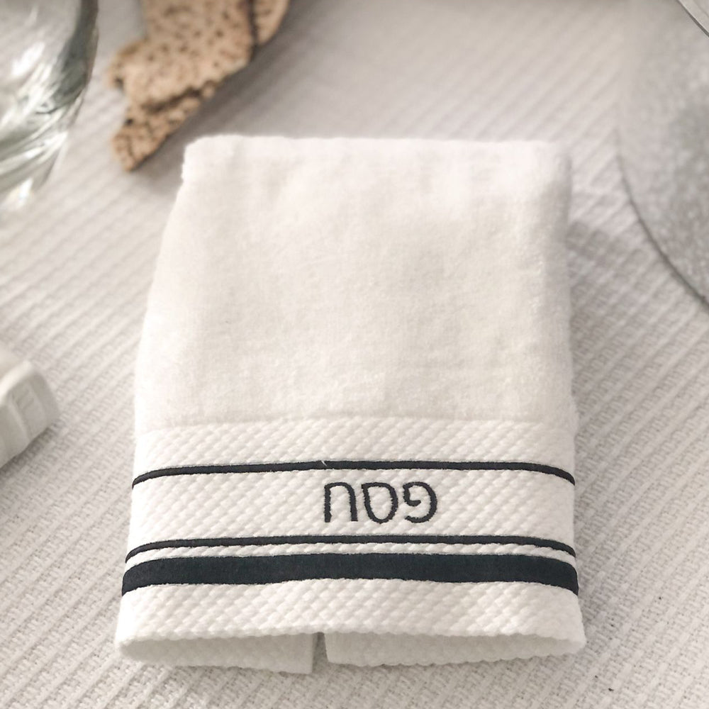 Luxury Hand Towel with Pesach Embroidery