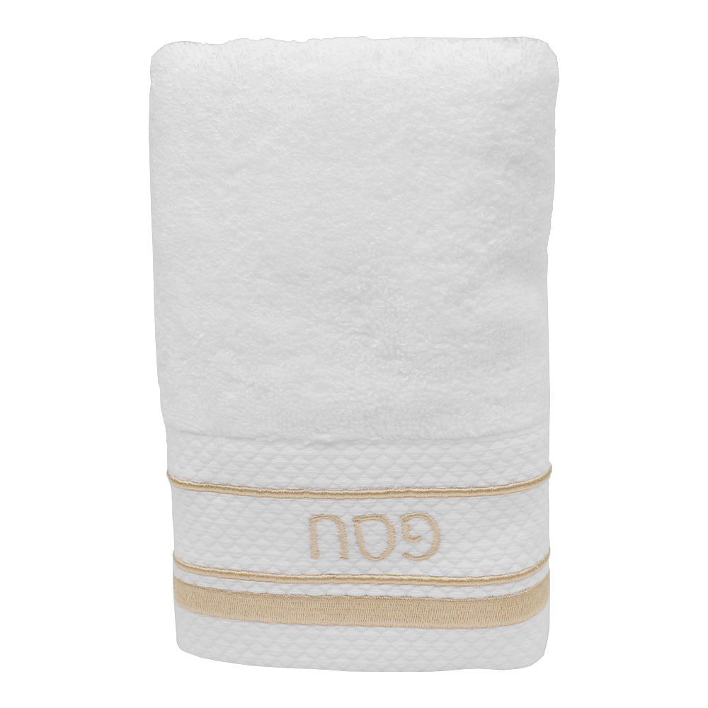 Luxury Hand Towel with Pesach Embroidery