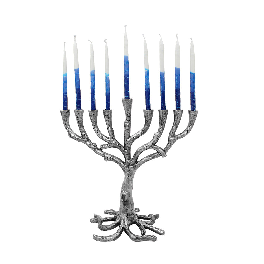 Metal Menorah Tree of Life with Reusable box