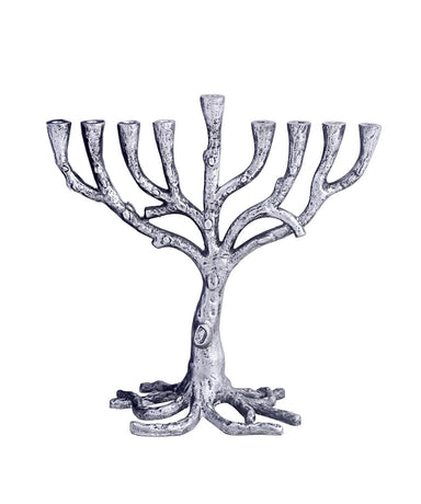 Metal Menorah Tree of Life with Reusable box