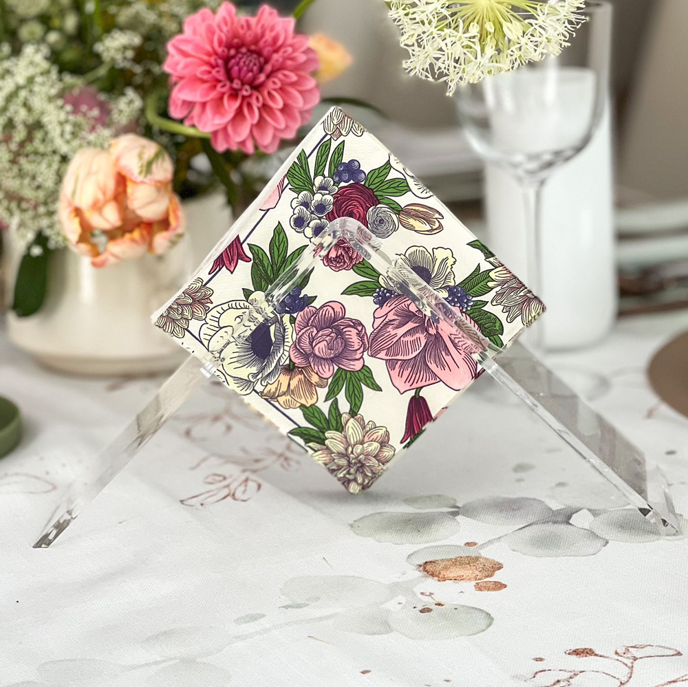 Modern Lucite Napkin Holder