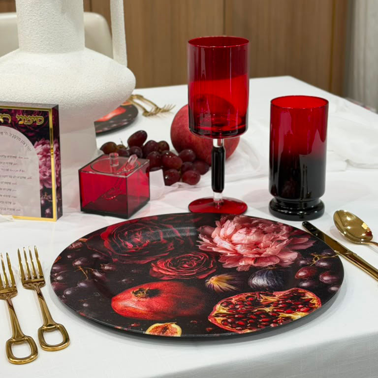 Colored Lucite Honey Dish