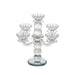 Round Crystal Candelabra 5 Arms