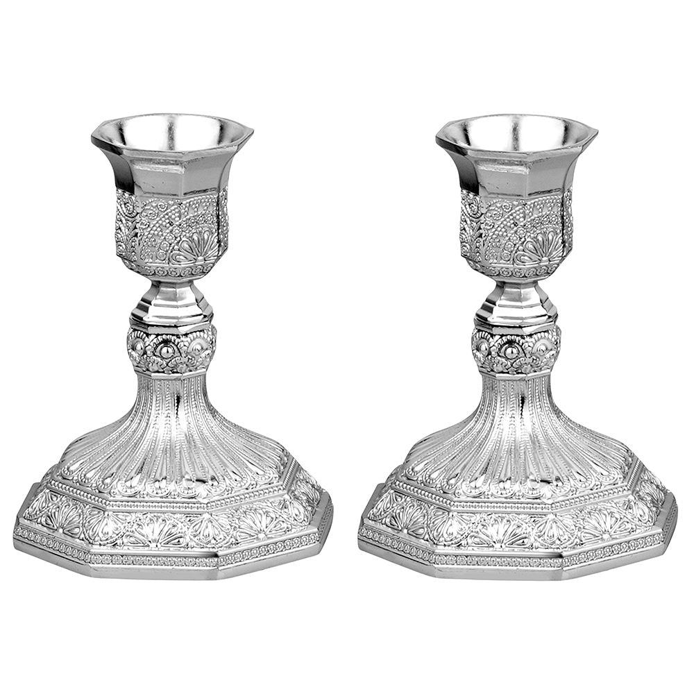 Silver Plated Candlesticks Set