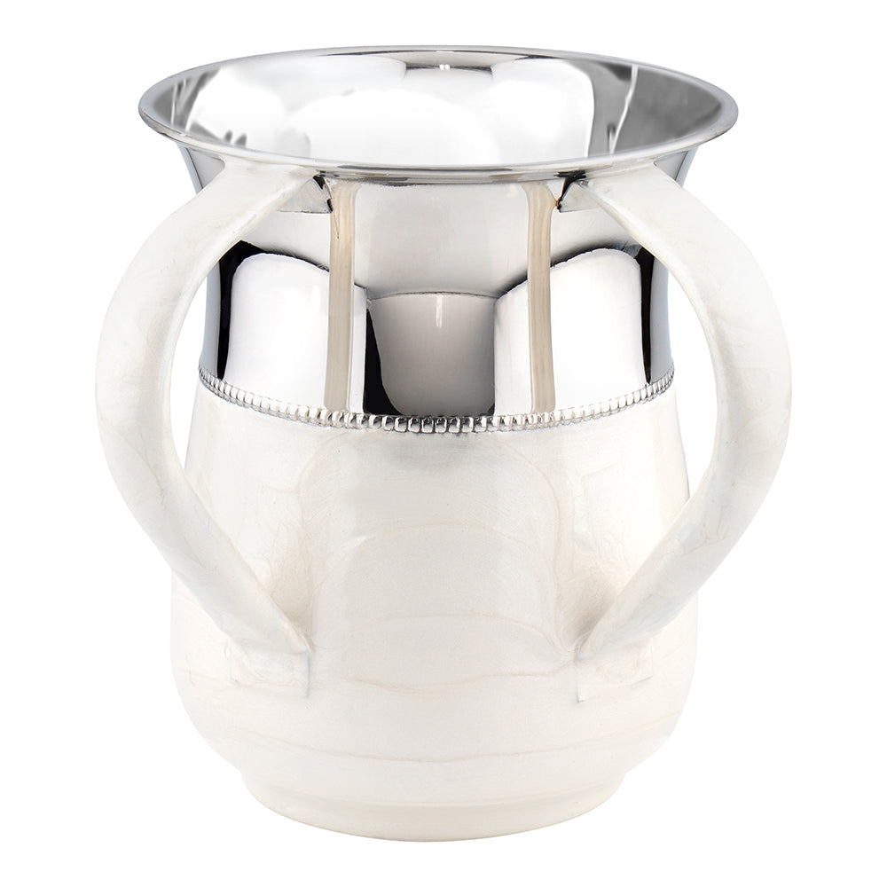 Stainless Steel Wash Cup White