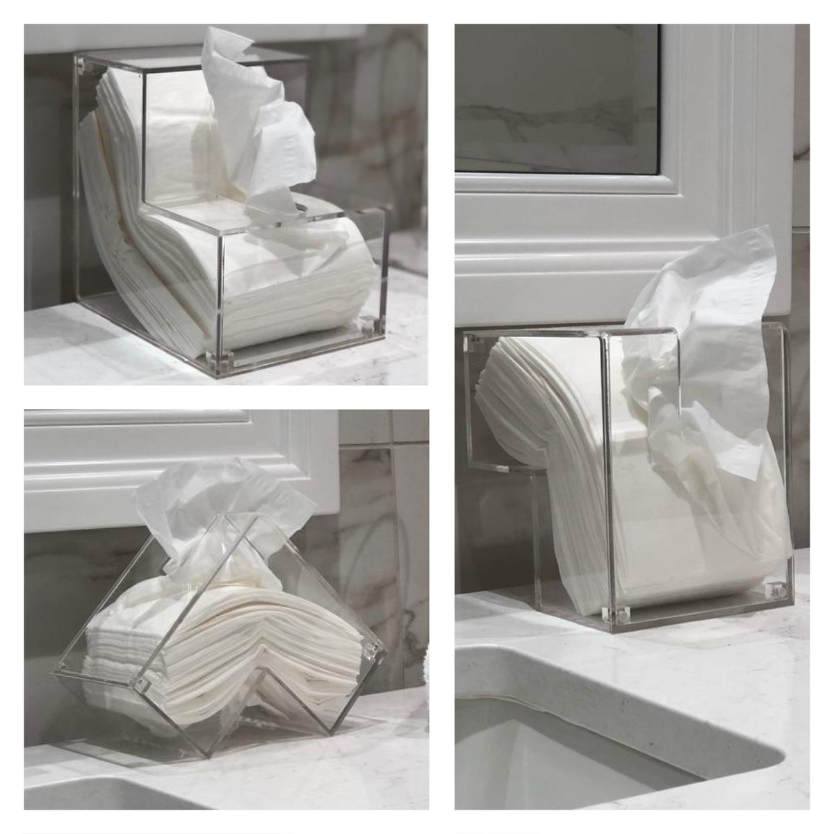 The Lucite Angled Tissue Box — BT Shalom