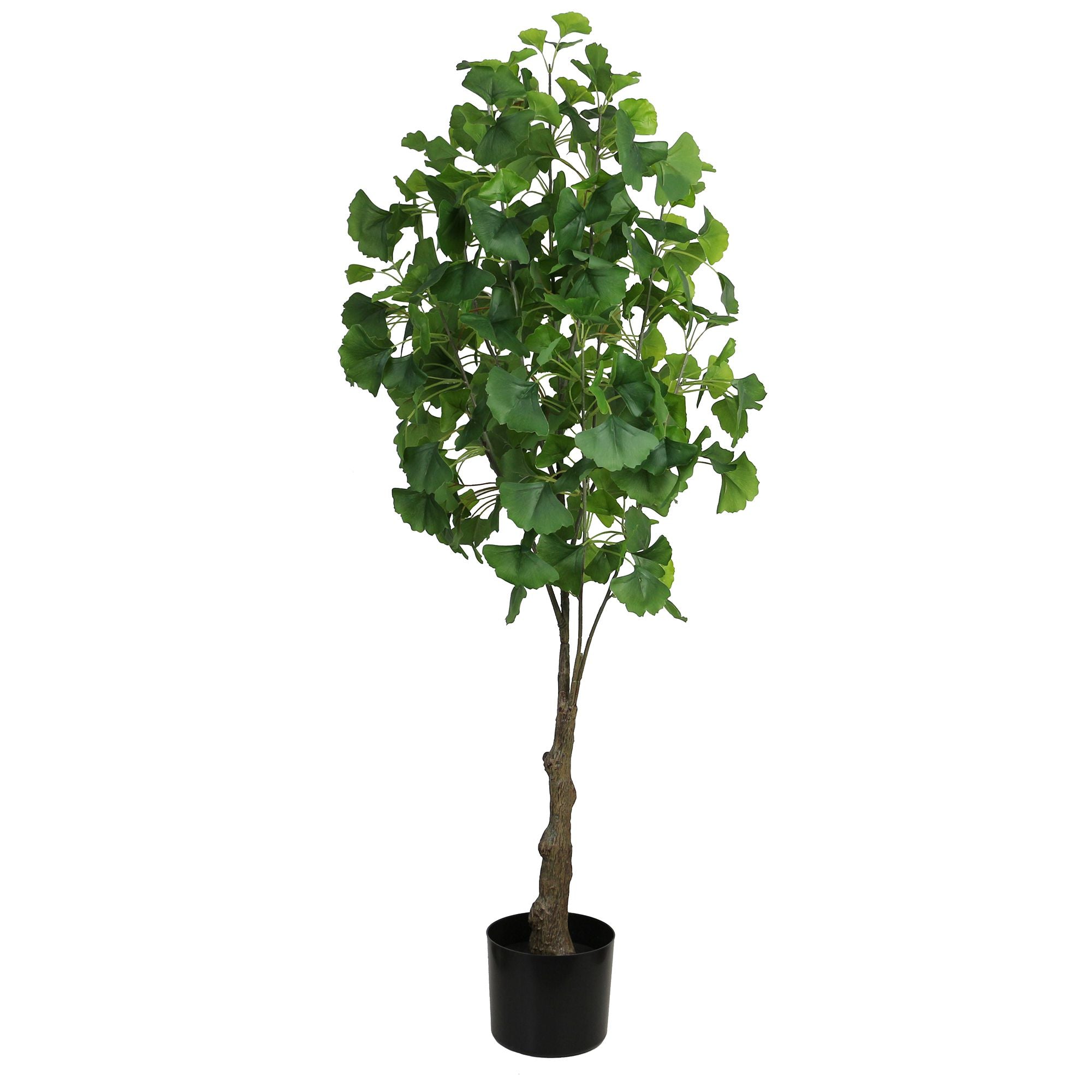 Vibrant Green Ginkgo Leaf Tree Replica