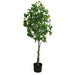 Vibrant Green Ginkgo Leaf Tree Replica