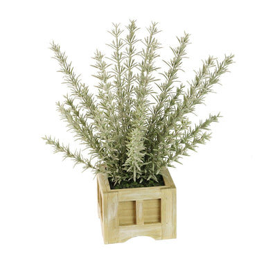 Zenith Lifelike Plant in Rustic Wooden Pot