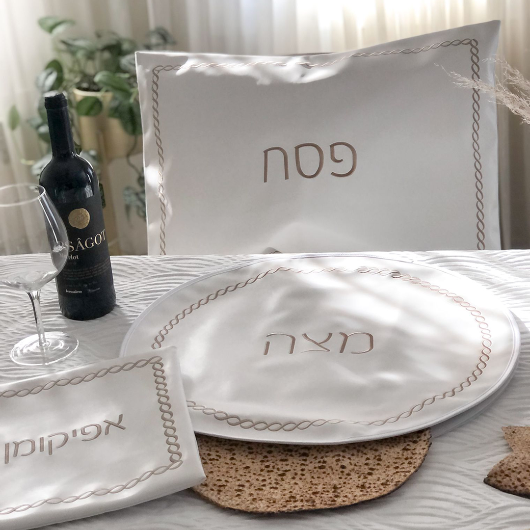 Seder Set Braided Design with Towel