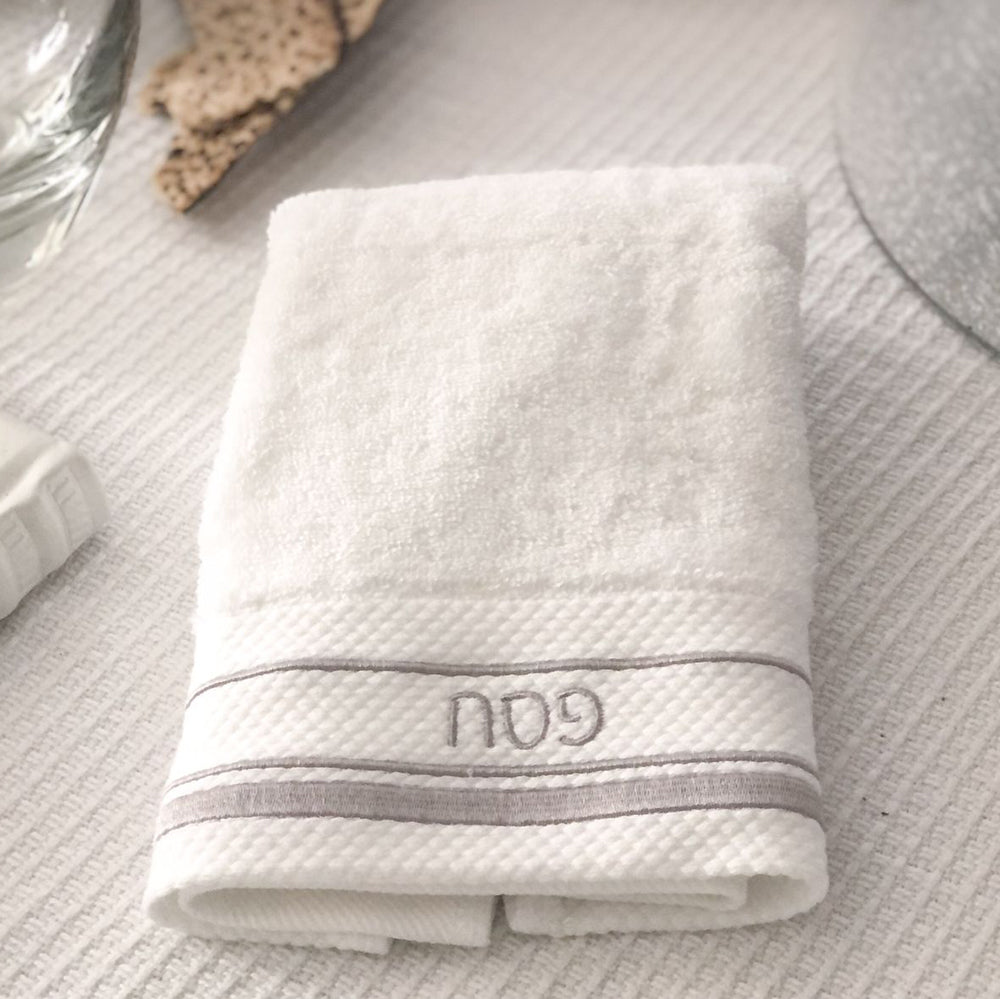 Luxury Hand Towel with Pesach Embroidery