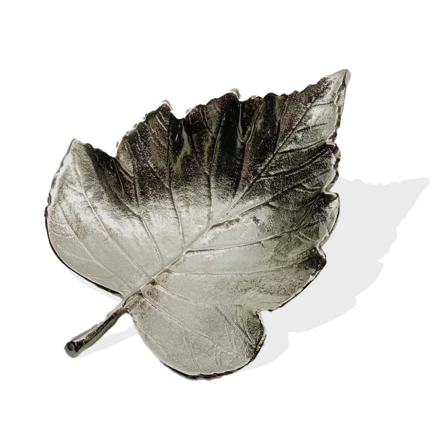 Ornate Metal Leaf Style Tray