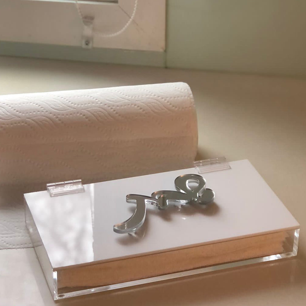 Lucite Multi Purpose Shabbos Box / Paper Towel Box
