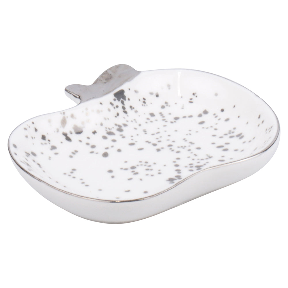 Speckled Ceramic Apple Shaped Dish