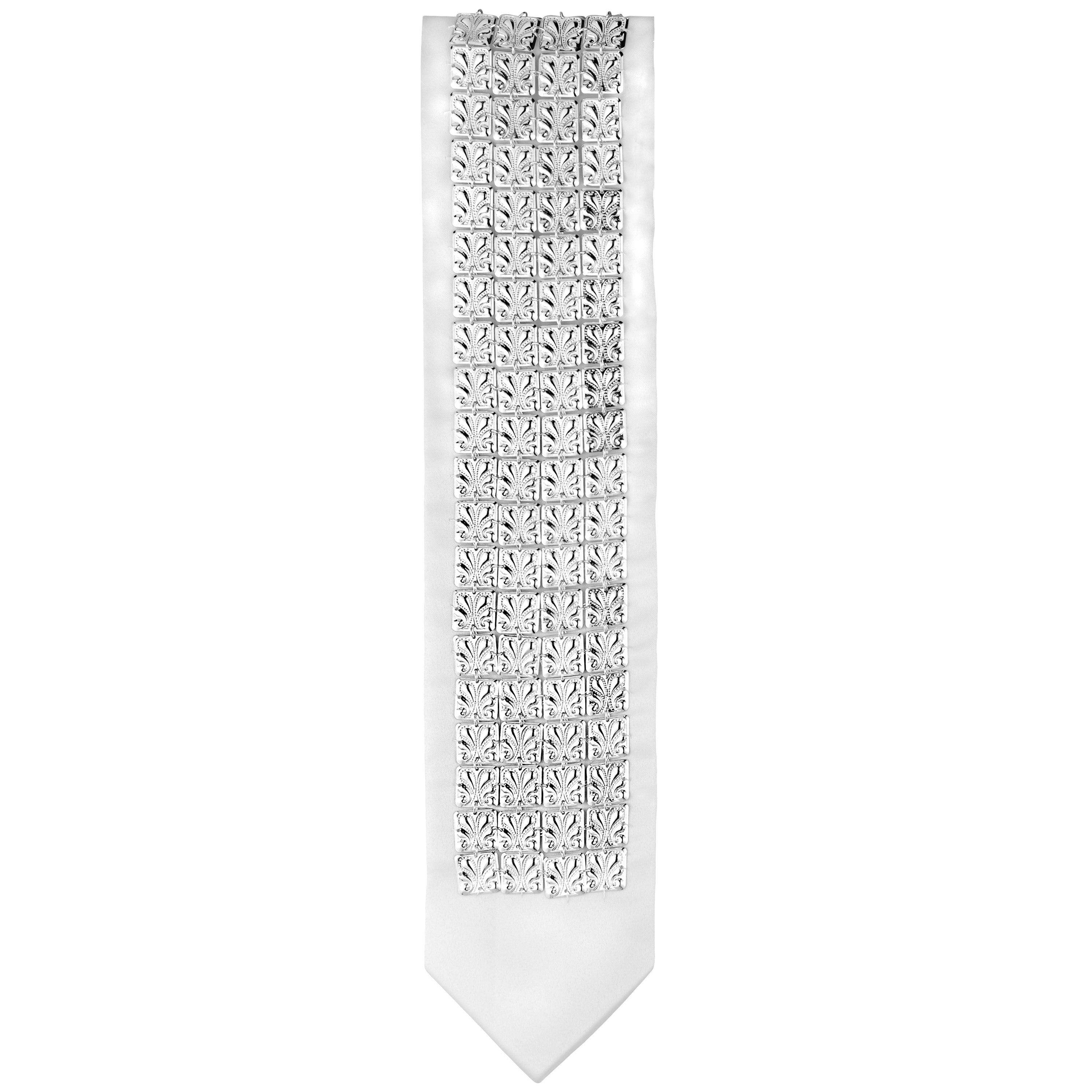 Silver Filled Attarah Square Style 4 Rows
